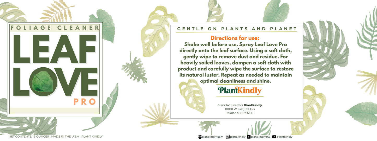 Leaf Love – Gentle Leaf Cleaner