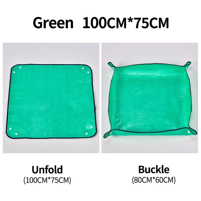 1Pcs Planting Mat 50Cm-100Cm Gardening Potting Pad Foldable Garden Plant Flower Pot Transplanting Waterproof Mats