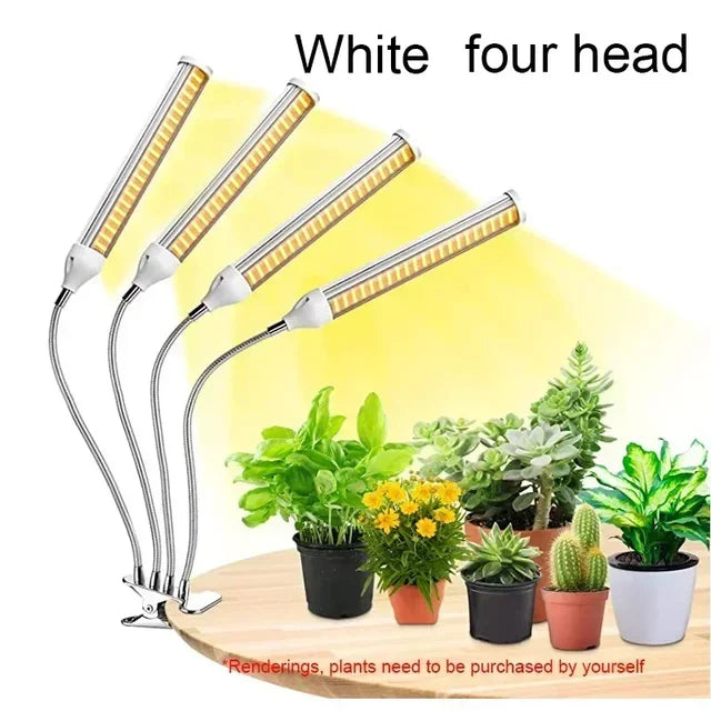 Grow Lights for Indoor Plants, Full Spectrum with 60" Extendable Tripod Stand,420 Leds 1 to 4 Heads 