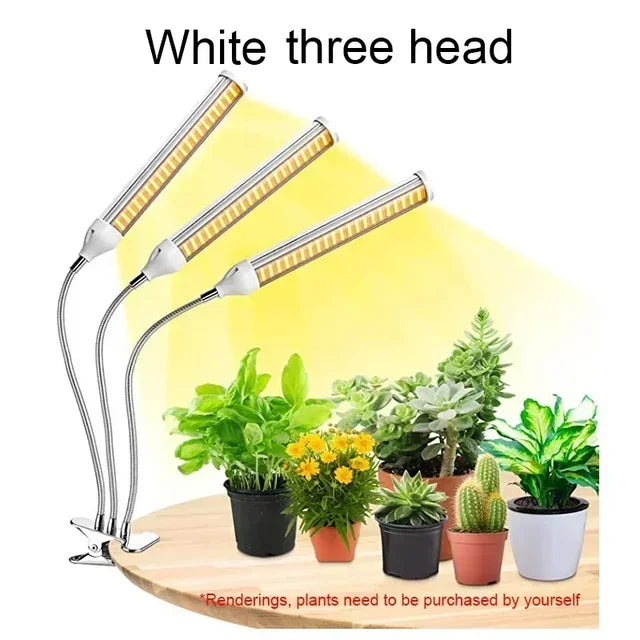 Grow Lights for Indoor Plants, Full Spectrum with 60" Extendable Tripod Stand,420 Leds 1 to 4 Heads 